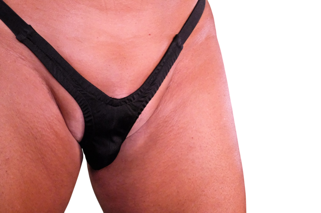 Spandex bikini swimsuit for men